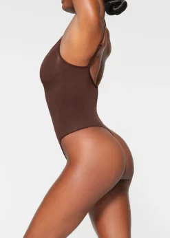 Seamless sculpt thong bodysuit