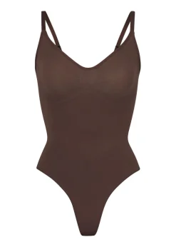 Seamless sculpt thong bodysuit