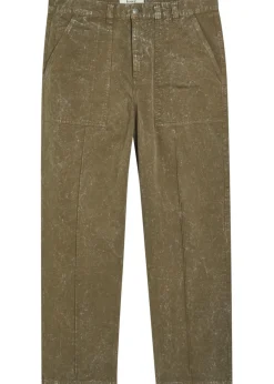 Searcher straight-leg cotton trousers