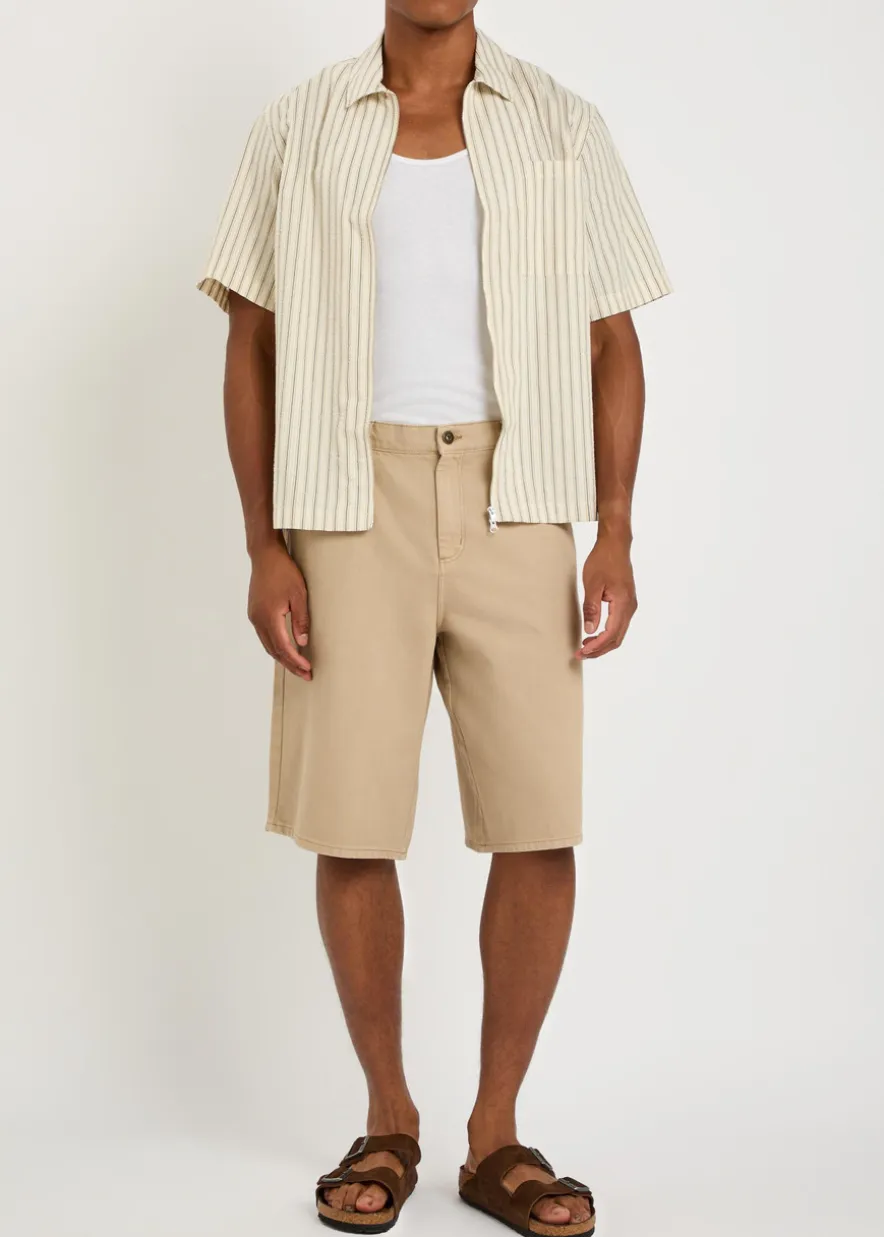 Sears striped seersucker shirt