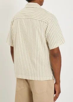 Sears striped seersucker shirt