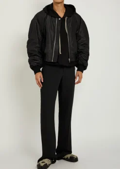 Secchia silk bomber jacket