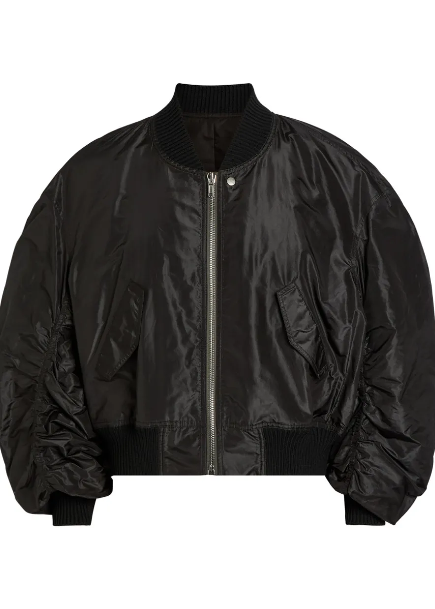 Secchia silk bomber jacket
