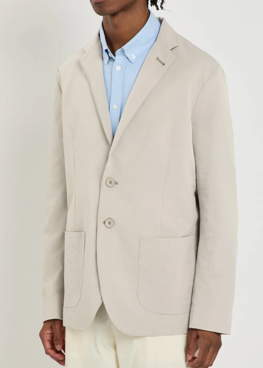 Seersucker blazer
