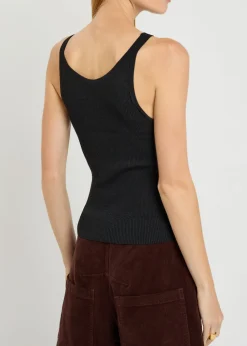 Selah ribbed silk tank