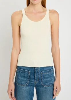 Selah ribbed silk tank