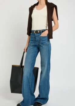 Selah ribbed silk tank