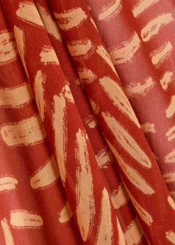 Sensory Tapestry patterned georgette maxi kaftan dress