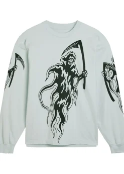 Serenity Reaper printed long sleeve cotton top