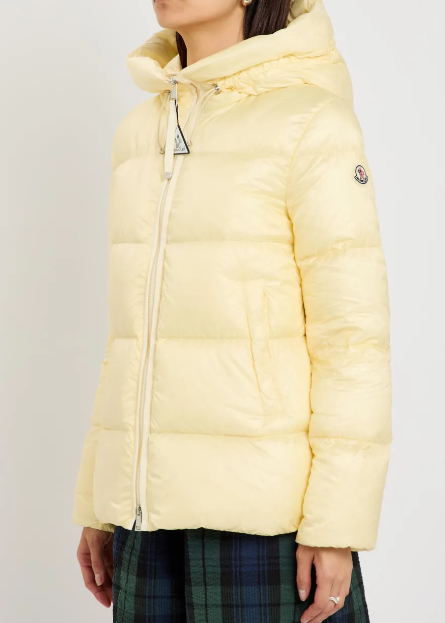 Serrites hooded padded nylon jacket