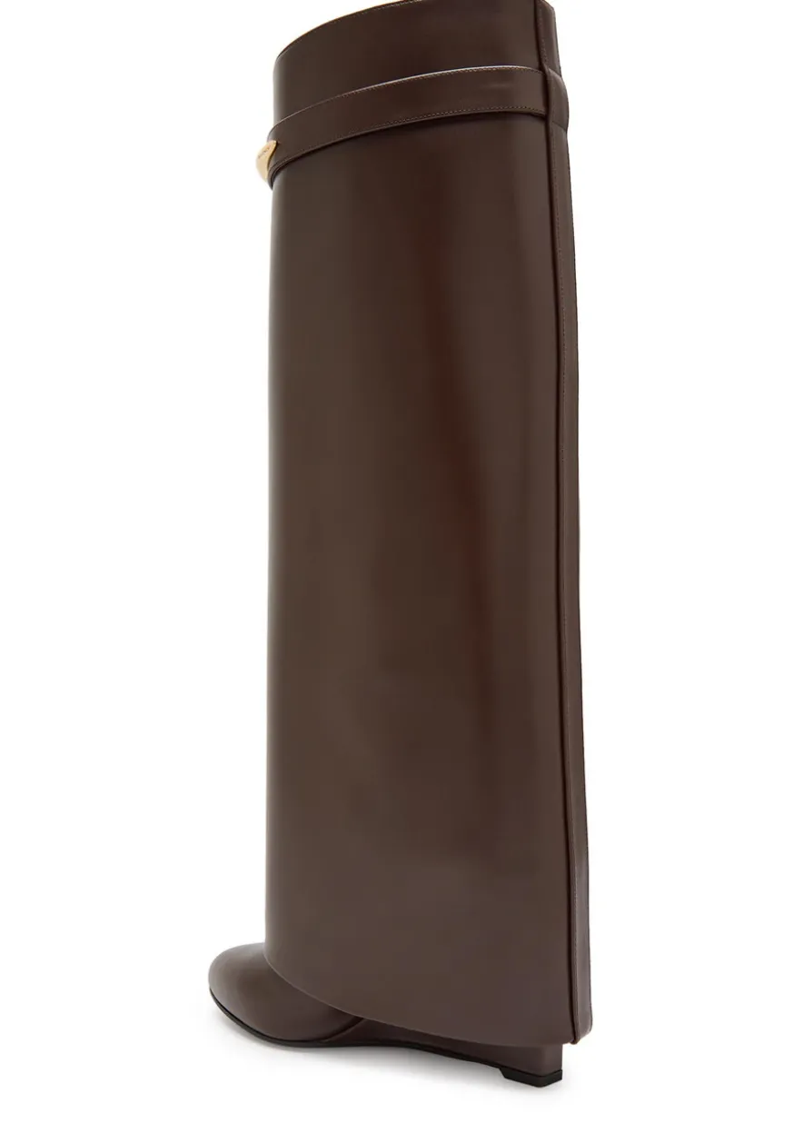 Shark 95 leather knee-high boots
