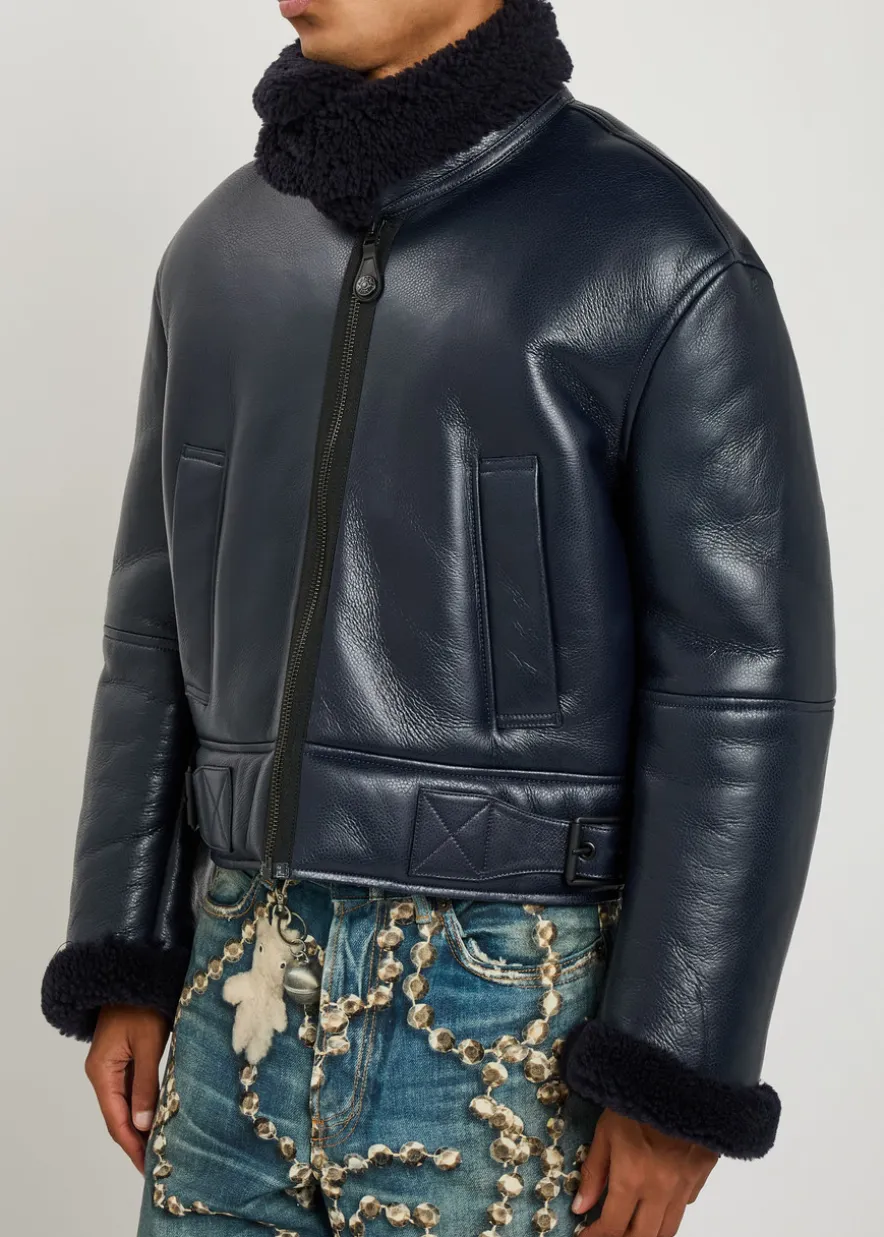 Shearling leather jacket