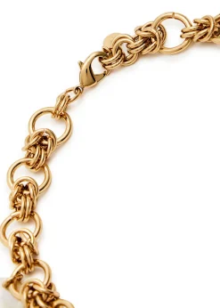 Shell Disc pearl necklace