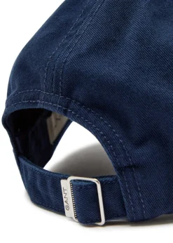 Shield logo-embroidered cotton-twill cap