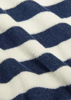 Sifnos striped terry sweatshirt