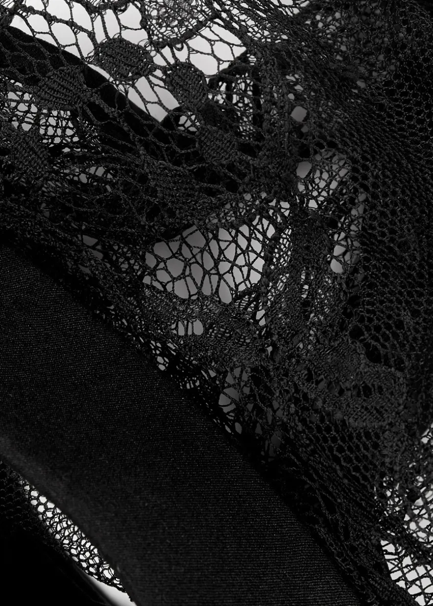 Signature Boudoir lace soft-cup bra