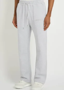 Signature logo straight-leg cotton sweatpants