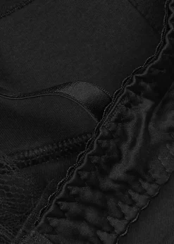 Signature silk-blend plunge bra