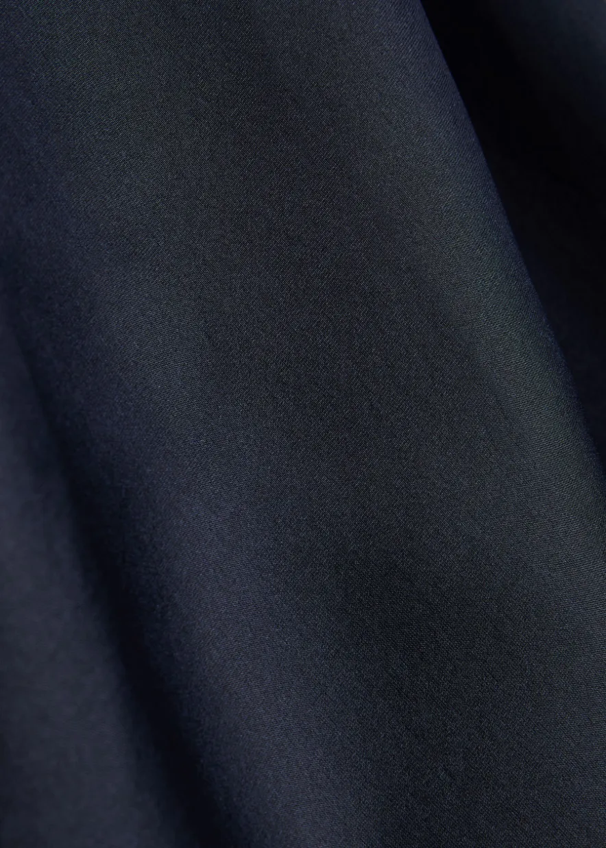 Silk-organza midi skirt