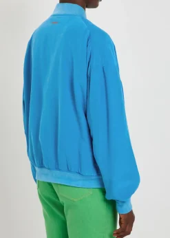 Silk-poplin bomber jacket