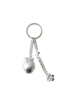 Silver-plated keyring