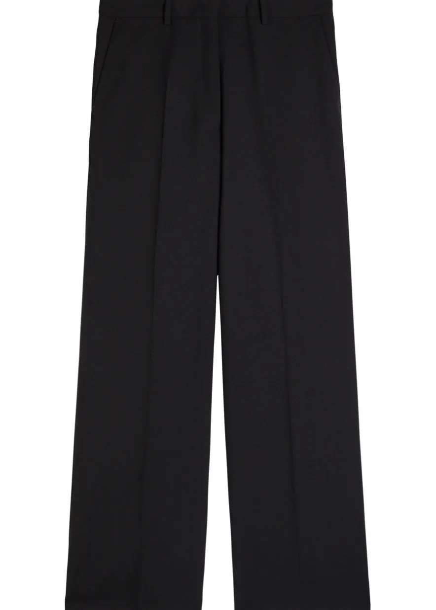 Simone wide-leg wool trousers