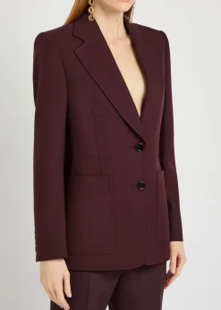 Single Breased wool blazer