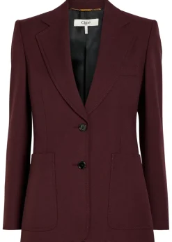 Single Breased wool blazer