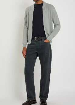 16.Singular fine-knit merino wool bomber jacket