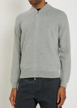 16.Singular fine-knit merino wool bomber jacket
