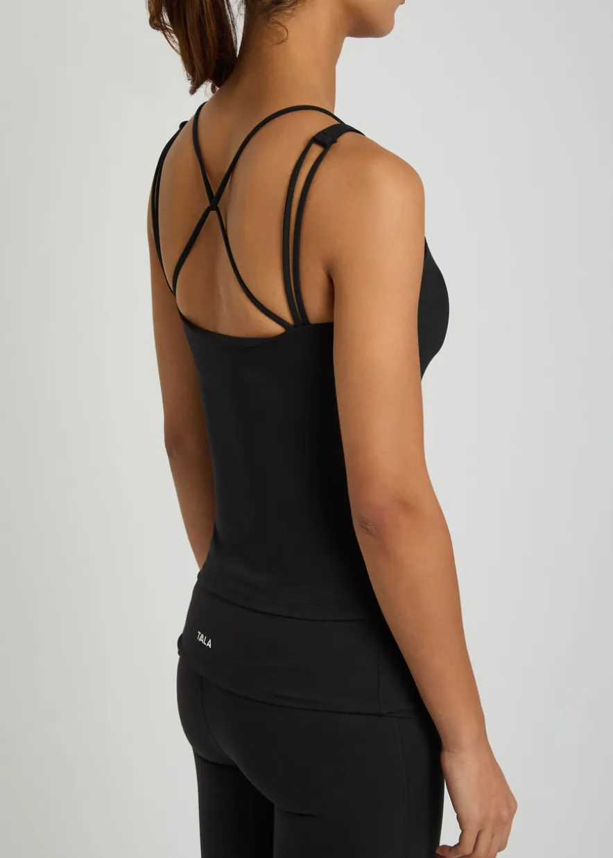 SkinLuxe multi strap stretch-jersey tank top