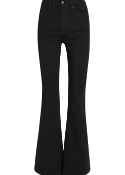 Skinny flared-leg jeans