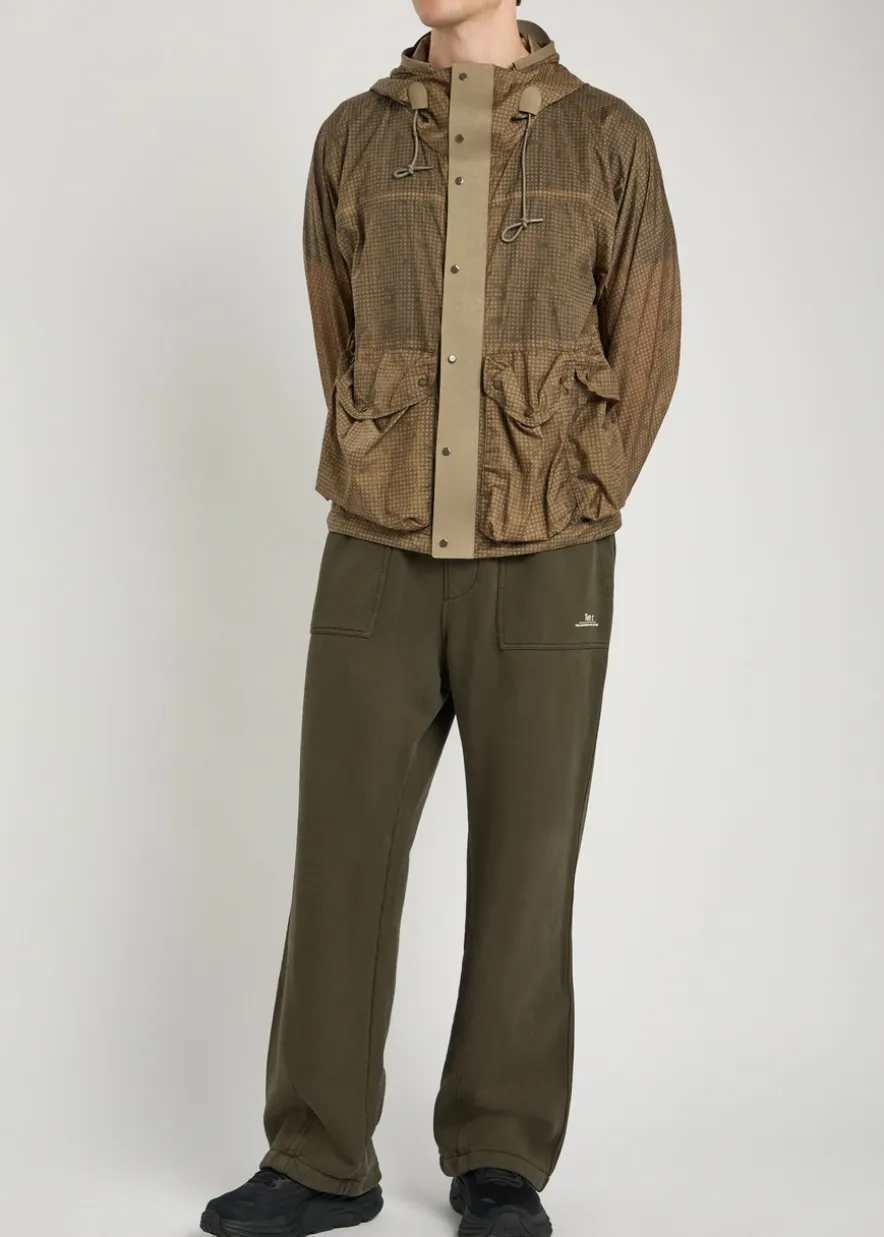 Skye checked hooded shell jacket