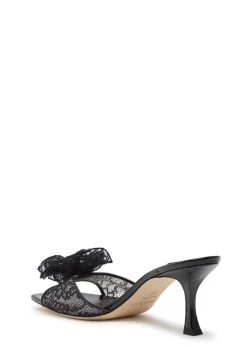 Skye Corsage 70 floral-appliquéd lace mules