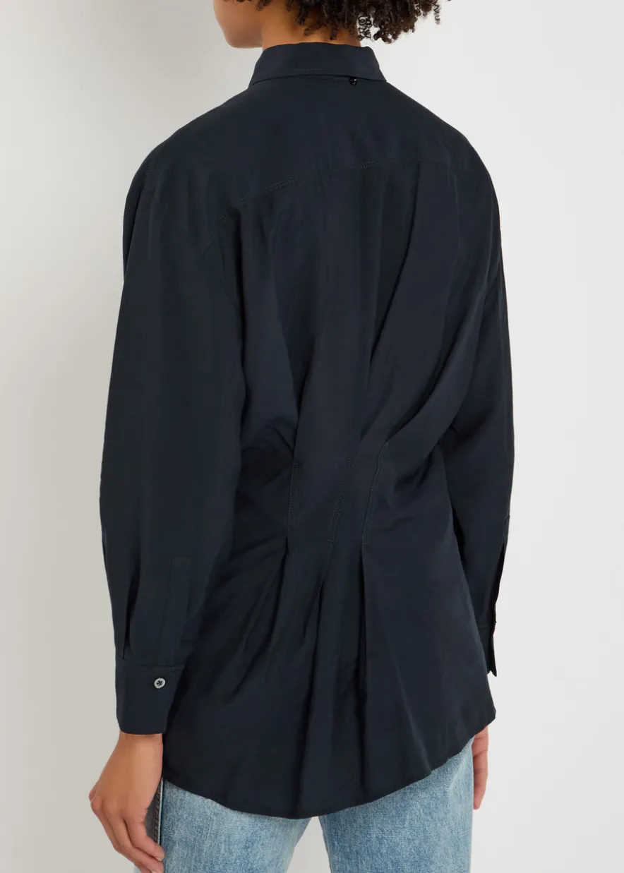 Skylark gathered woven shirt