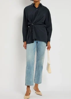 Skylark gathered woven shirt