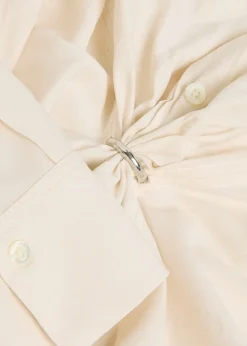 Skylark ring-embellished woven shirt
