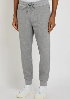 Slim-leg cotton-blend sweatpants