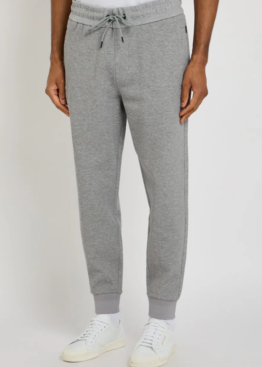 Slim-leg cotton-blend sweatpants