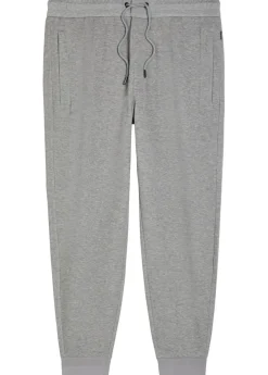 Slim-leg cotton-blend sweatpants