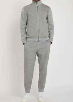Slim-leg cotton-blend sweatpants