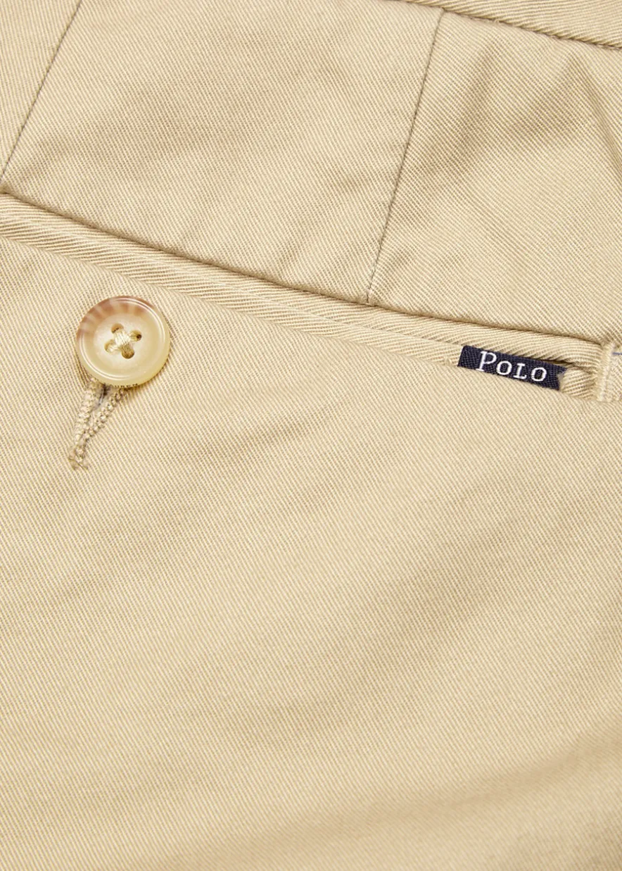 Slim-leg stretch cotton chinos