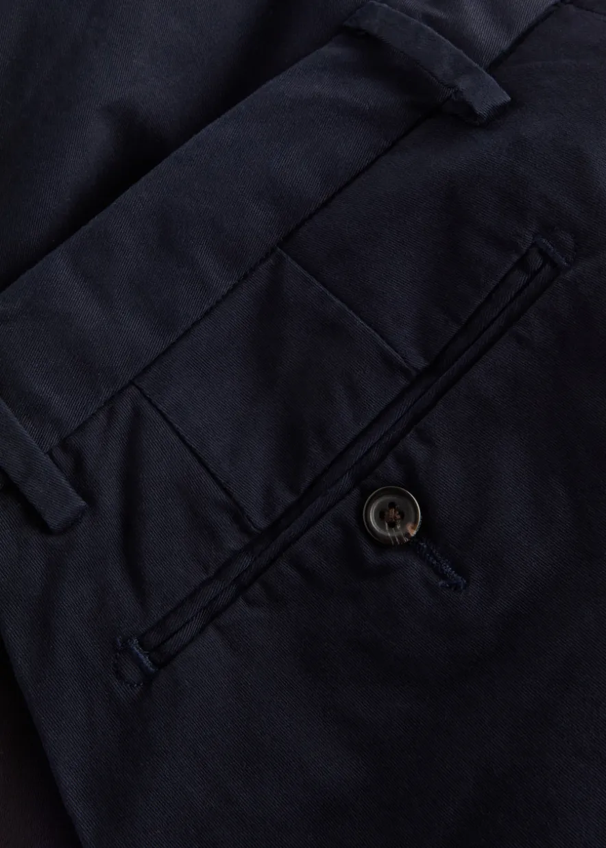 Slim-leg stretch cotton chinos