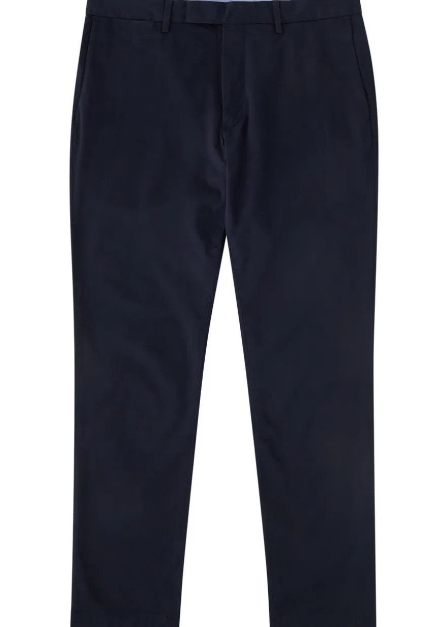 Slim-leg stretch cotton chinos