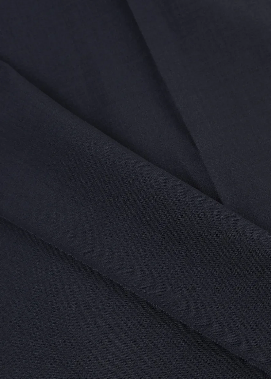 Slim-leg stretch-wool trousers