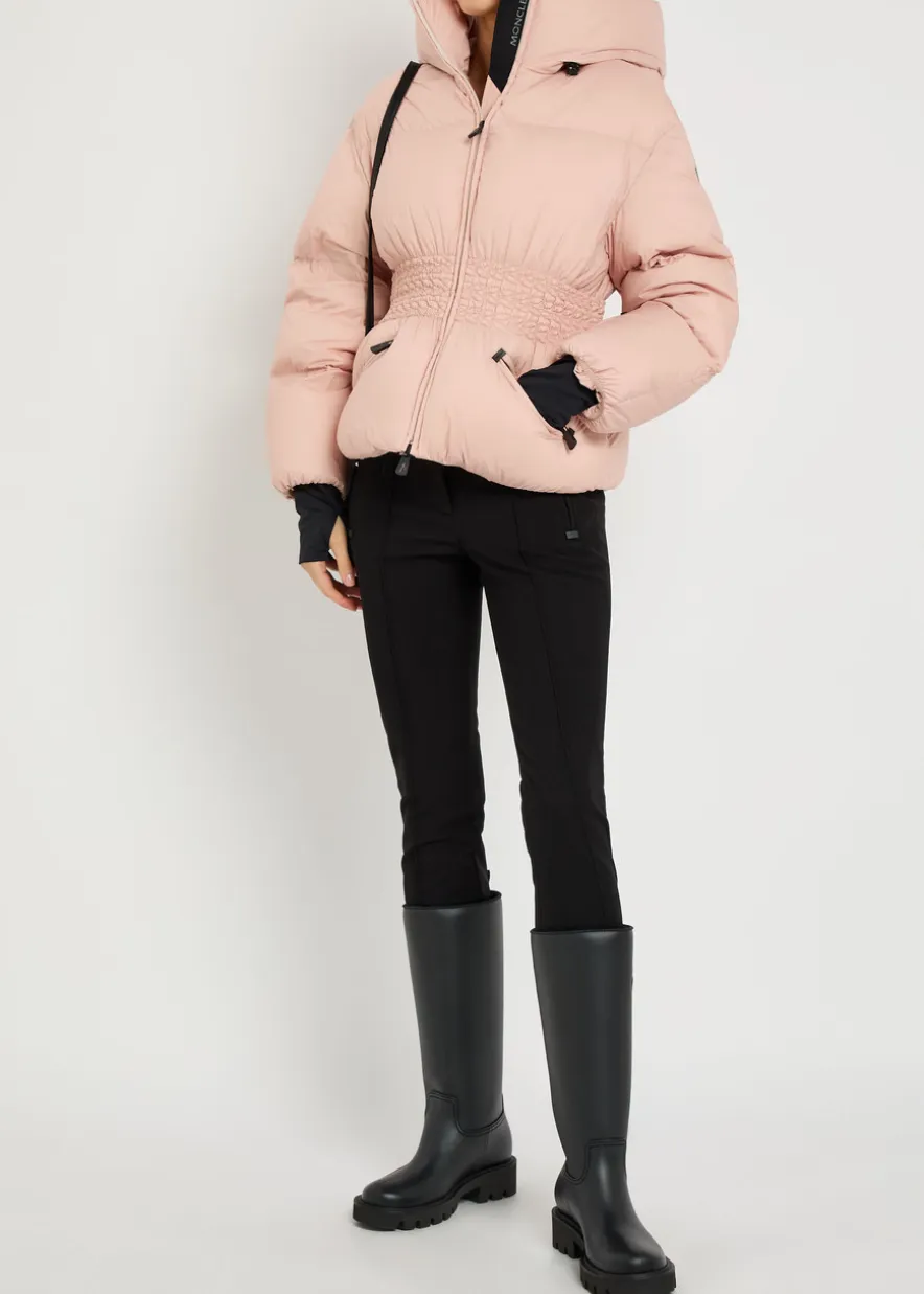 Slim-leg twill ski trousers