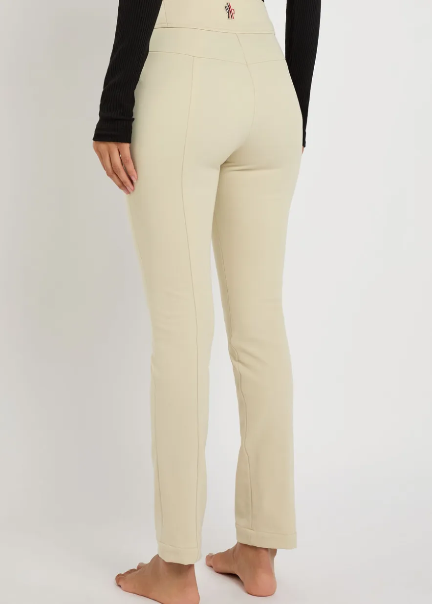 Slim-leg twill ski trousers