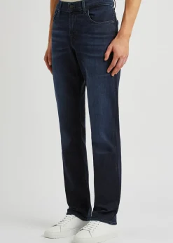 Slimmy Luxe Performance+ dark blue jeans