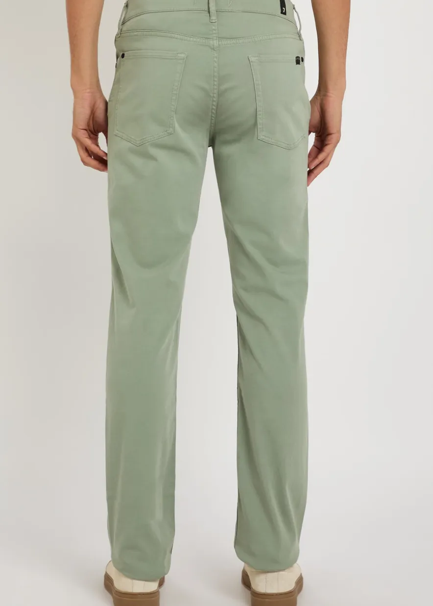 Slimmy tapered-leg stretch-sateen chino trousers