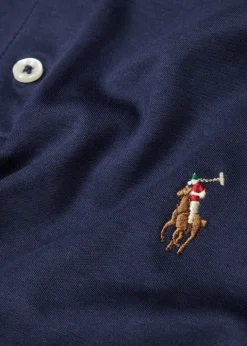 Slim Pima cotton polo shirt